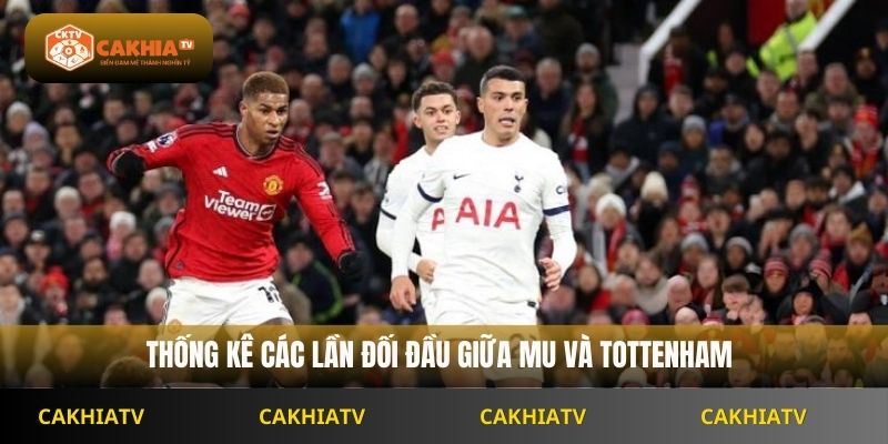 Thống kê các lần đối đầu giữa MU và Tottenham